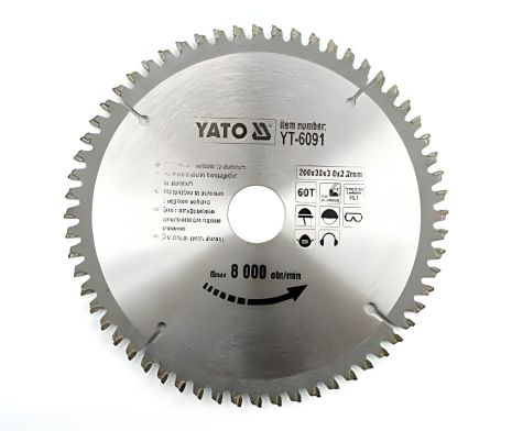 Диск пильний по алюмінію 350х30х100 мм Yato YT-6099 Диск пильний по алюмінію 350х30х100 мм Yato YT-6099