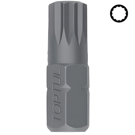 Насадка Spline 10 мм, длина 30 мм, M5, TOPTUL FSFA1205 Насадка Spline 10 мм, длина 30 мм, M5, TOPTUL FSFA1205