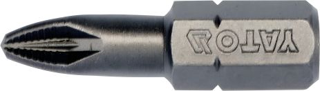 Отверточные насадки 1/4" PZ2 25 мм 10 шт Yato YT-04712