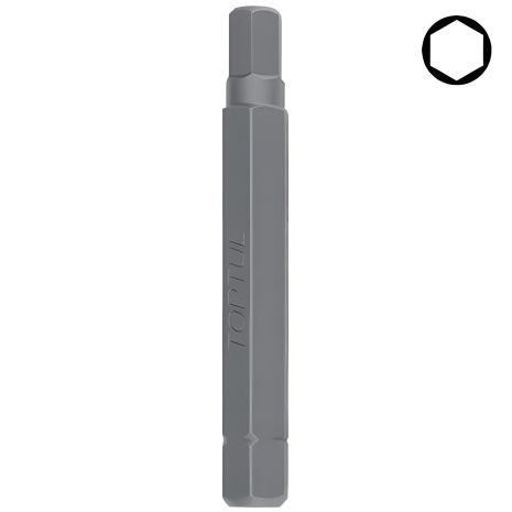 Насадка HEX6 мм L75 мм TOPTUL FSDB1206, 10 мм