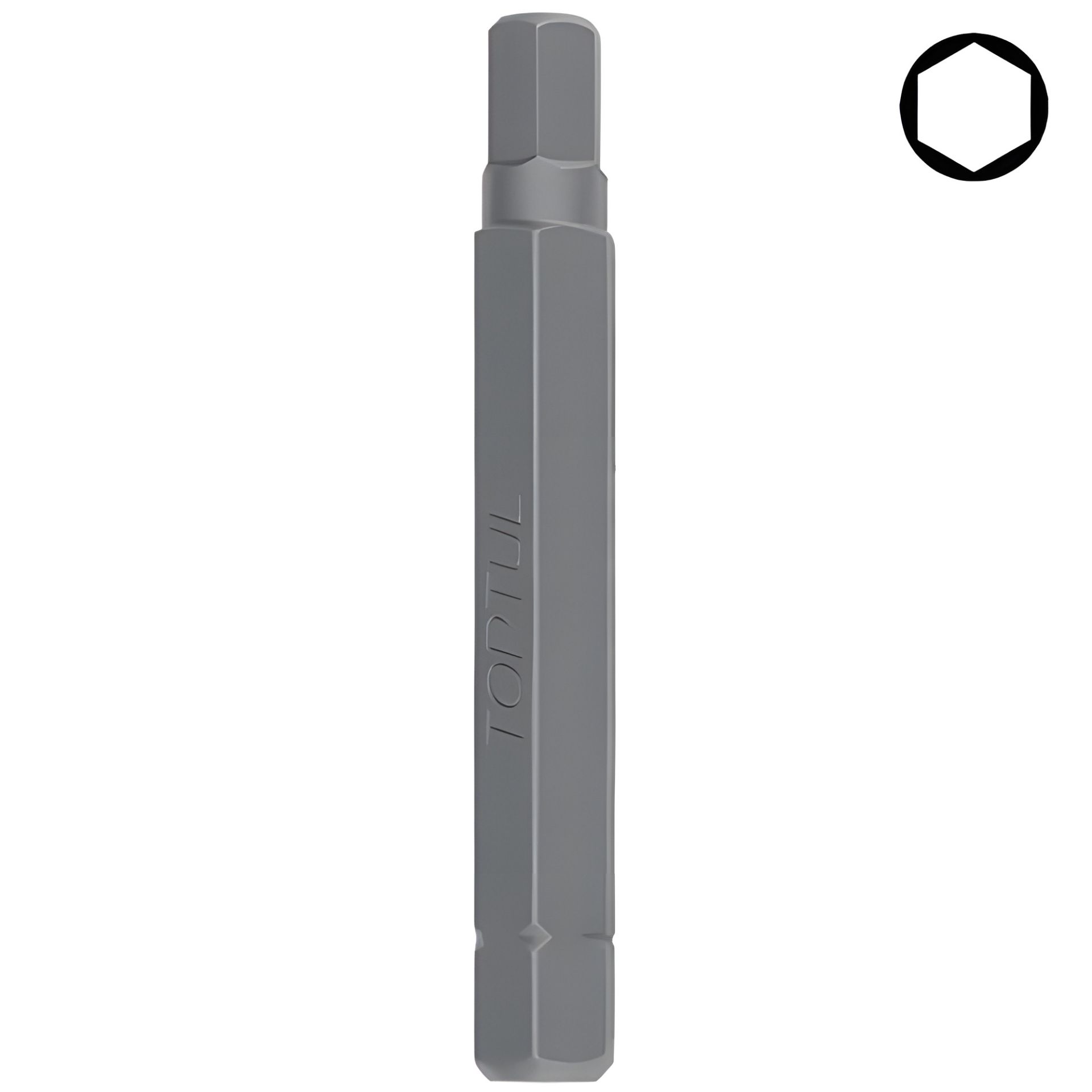 Сменная насадка 10 мм L75 мм HEX8 мм TOPTUL FSDB1208 Сменная насадка 10 мм L75 мм HEX8 мм TOPTUL FSDB1208