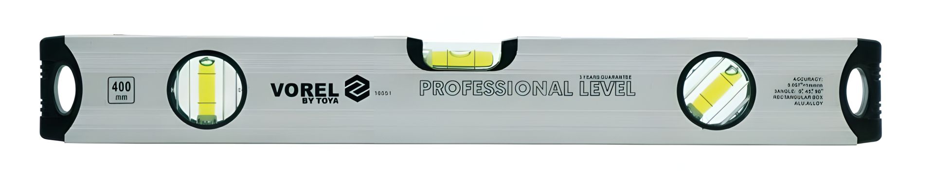 Трьохочковий рівень срібний 1500 мм Vorel 16556 Трьохочковий рівень срібний 1500 мм Vorel 16556