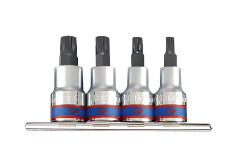 Комплект насадок SPLINE 1/2" М6;М8;М10;М12. KING TONY 4126PR Комплект насадок SPLINE 1/2" М6;М8;М10;М12. KING TONY 4126PR