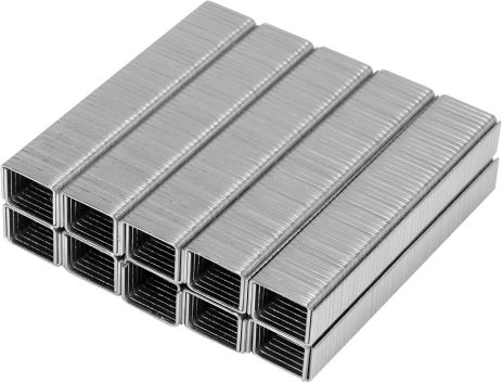 Скоби до степлеру Yato YT-70272, h = 10 мм, b = 11.3 мм, t = 1.2x0.52 мм, уп. 1000 шт.
