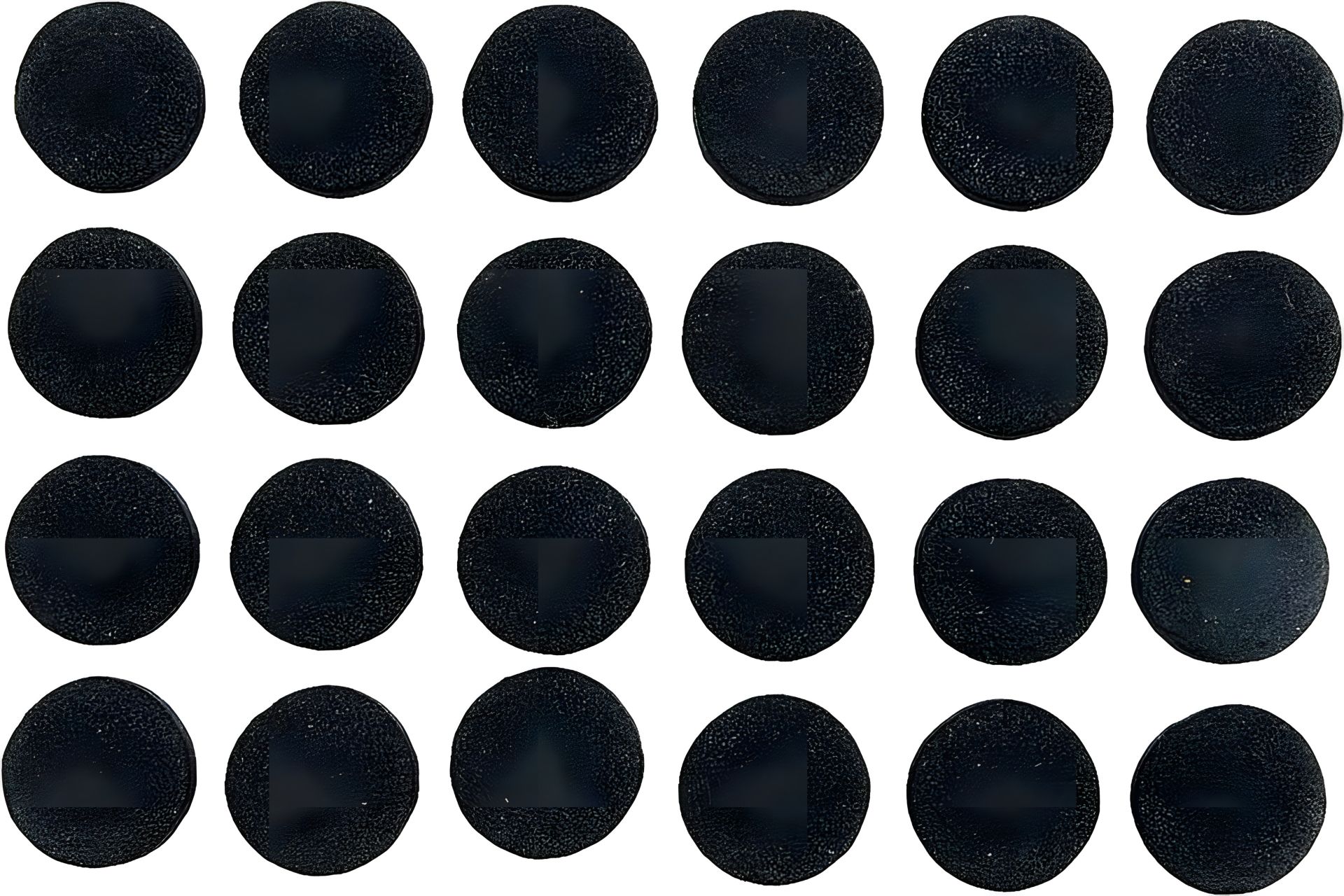 Набір протекторів Ø10 мм (чорні) Vorel 74816 Набір протекторів Ø10 мм (чорні) Vorel 74816