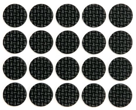 Нескол. протекторів набір Ø20 мм (чорні) Vorel 74818