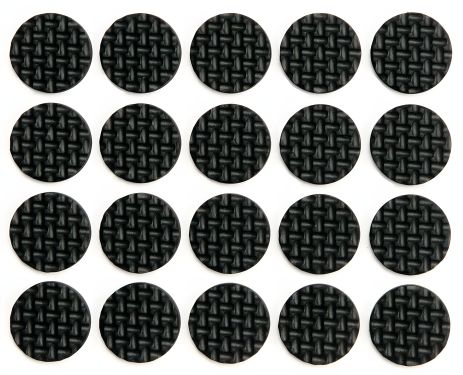 Нескол. протекторів набір Ø20 мм (чорні) Vorel 74818