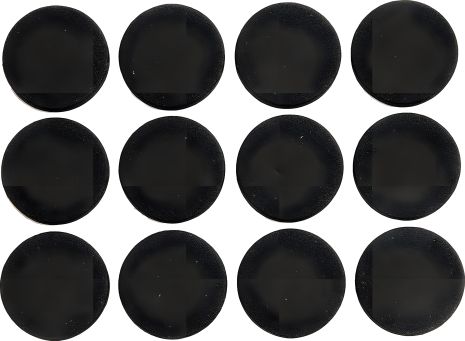 Набір протекторів нескол. Ø28 мм (чорні) Vorel 74820