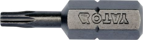 Набір TORX викруткових насадок 1/4"x25 мм Т10, 10 шт, Yato YT-78141