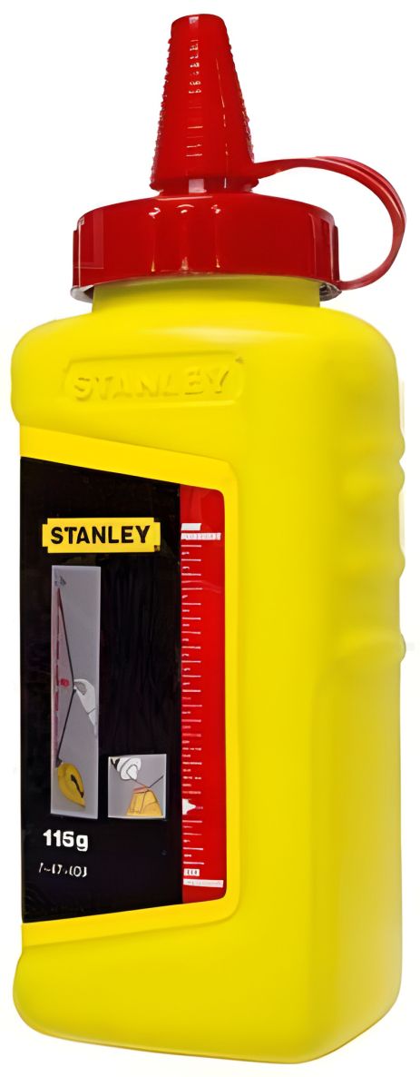 Красный меловой порошок 115 г STANLEY 1-47-404