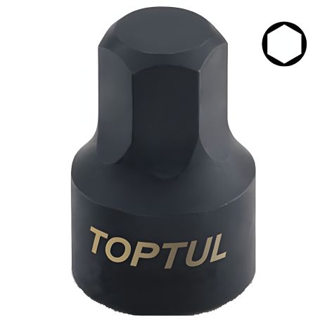 Цельная головка 1/4" HEX 4 мм, TOPTUL BCDB0804