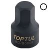 1/4" HEX головка 8 мм (цельная) TOPTUL BCDB0808