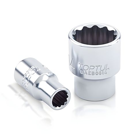 Торцева головка 1/4" 10мм, 12-гранна TOPTUL BAEB0810