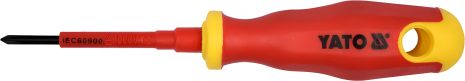 Отвёртка диэлектрическая крестовая PH0x60 мм Yato YT-2821 Отвёртка диэлектрическая крестовая PH0x60 мм Yato YT-2821