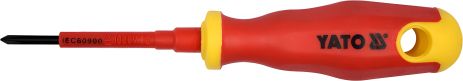 Отвёртка диэлектрическая крестовая PH0x60 мм Yato YT-2821 Отвёртка диэлектрическая крестовая PH0x60 мм Yato YT-2821