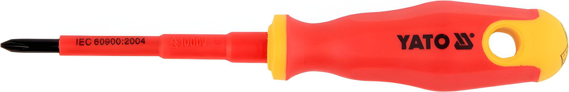 Діелектрична викрутка хрестова РН1х80 мм Yato YT-2822 Діелектрична викрутка хрестова РН1х80 мм Yato YT-2822
