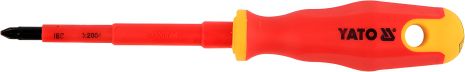 Діелектрична хрестова викрутка РZ2х100 мм Yato YT-2826 Діелектрична хрестова викрутка РZ2х100 мм Yato YT-2826