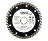 Алмазный отрезной диск 125 мм Турбо Yato YT-6023