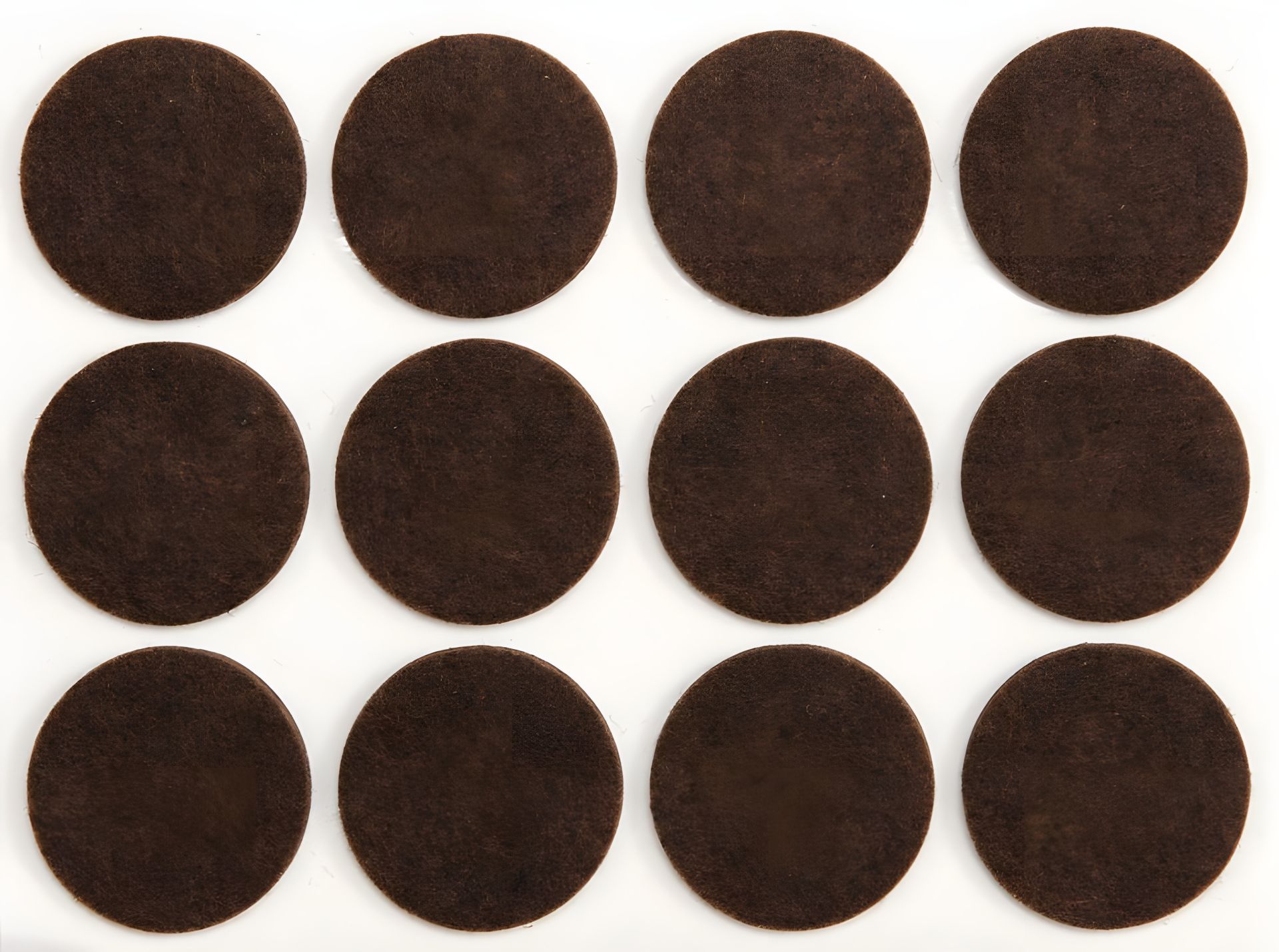 Повстяних протекторів набір, що самоклеяться, Ø28 мм (корич) Vorel 74853 Повстяних протекторів набір, що самоклеяться, Ø28 мм (корич) Vorel 74853