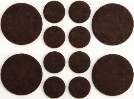 Самоклеющиеся войлочные протекторы набор Ø20, Ø38 мм, Vorel 74858 Самоклеющиеся войлочные протекторы набор Ø20, Ø38 мм, Vorel 74858