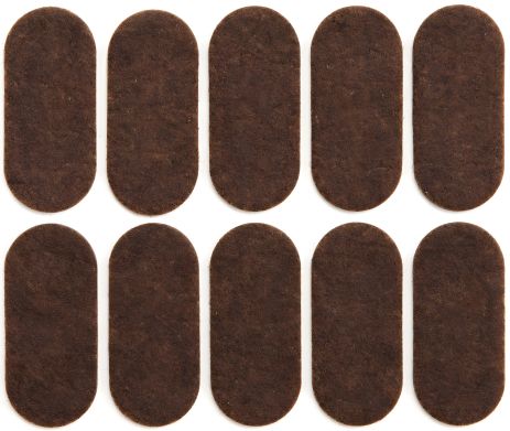 Набор самоклеящихся войлочных защитников 20х45 мм Vorel 74866