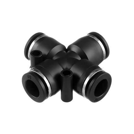 Цанговое соединение Х-образное для полиуретановых шлангов 10 мм INTERTOOL PT-2368