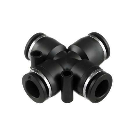 Цанговое соединение Х-образное для полиуретановых шлангов 10 мм INTERTOOL PT-2368