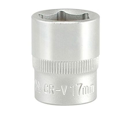 Торцевая головка шестигранная 3/8", 17 мм, Yato YT-3812