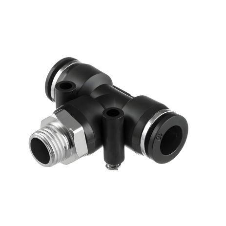 Т-образне цангове з'єднання для шлангів 10×10 мм, INTERTOOL PT-2353