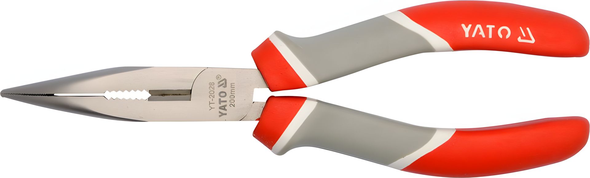 Загнутые никелированные тонкогубцы 160 мм Yato YT-2026 Загнутые никелированные тонкогубцы 160 мм Yato YT-2026