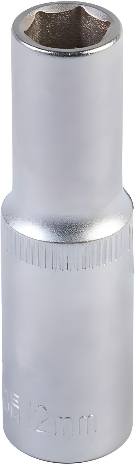 Удлиненная торцевая головка ½" 12 мм L 78 мм CrV MASTERTOOL 78-0512