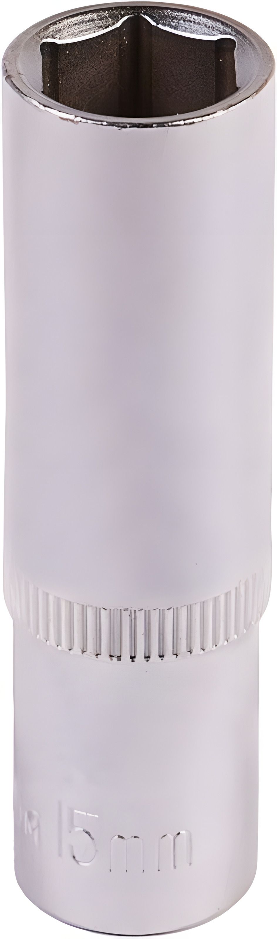 Подовжена торцева головка 6-гранна ½" 15 мм L 78 мм CrV MASTERTOOL 78-0515 Подовжена торцева головка 6-гранна ½" 15 мм L 78 мм CrV MASTERTOOL 78-0515