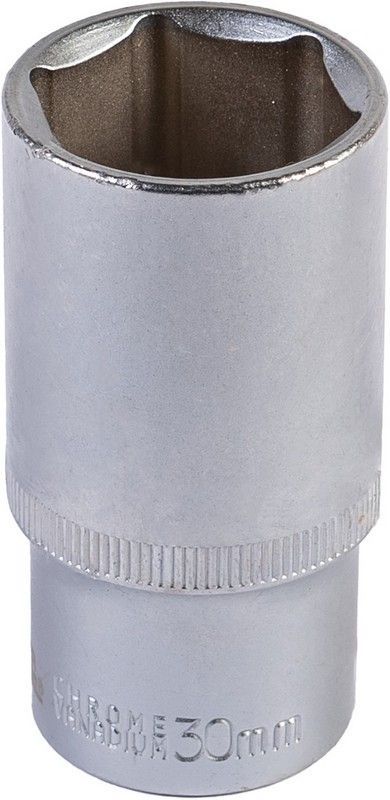 Торцева шестигранна подовжена головка ½" 30 мм L 78 мм CrV, MASTERTOOL 78-0530