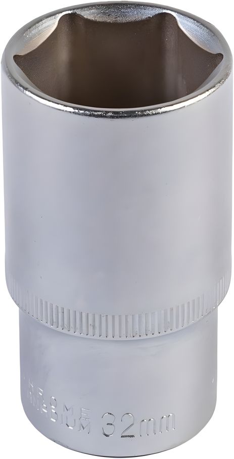 Головка торцева подовжена 6-гранна ½" 32 мм L 78 мм CrV, MASTERTOOL 78-0532 Головка торцева подовжена 6-гранна ½" 32 мм L 78 мм CrV, MASTERTOOL 78-0532