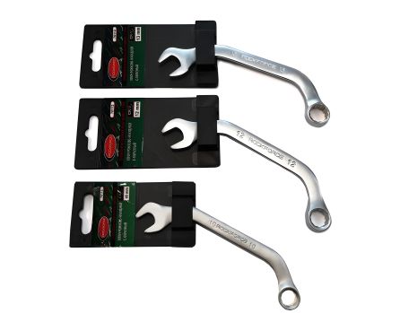 Ріжково-накидний ключ С-подібний 13мм на пластиковому утримувачі ROCKFORCE RF-76113