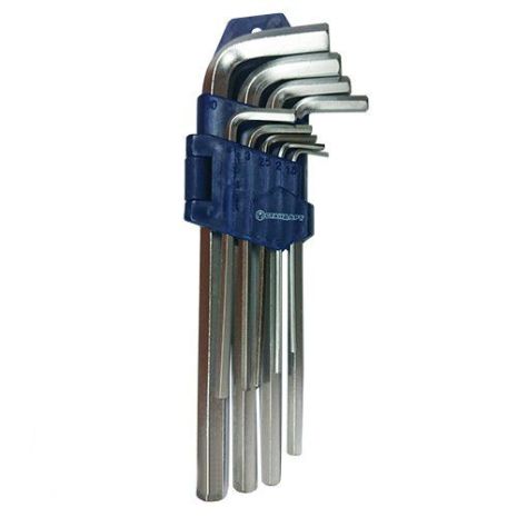 Набор Г-образных шестигранников 9 предметов, длинных СНГ, HKS0902