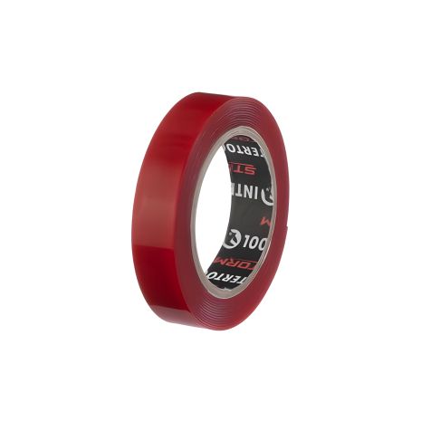 Двухсторонняя клейкая лента "STRONG FIX", 2 м, 12×0,5мм, прозрачная, акрил, STORM INTERTOOL KT-0822