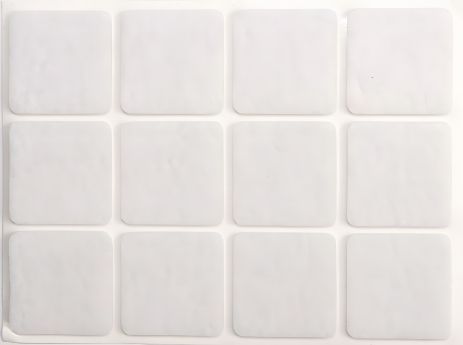 Самоклеючі повстяні протектори 28х28 мм Vorel 74843