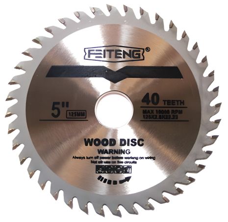 Диск пильний по дереву 125 x 40T ZHWEI ZDA-12540