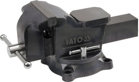 Поворотні тиски слюсарні з ковадлом 150 мм 19 кг Yato YT-65048