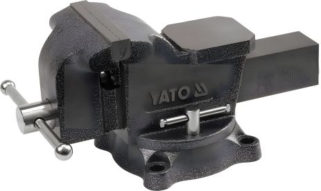 Тиски слесарные поворотные с наковальней 150 мм 19 кг Yato YT-65048 Тиски слесарные поворотные с наковальней 150 мм 19 кг Yato YT-65048