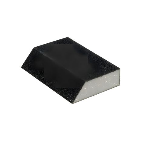 Шлифовальная губка трапеция 110×75×54×25 мм оксид алюминия К60 INTERTOOL HT-0806