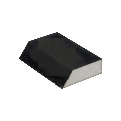 Шлифовальная губка трапецевидная, 110×75×54×25 мм, оксид алюминия, К180 INTERTOOL HT-0818