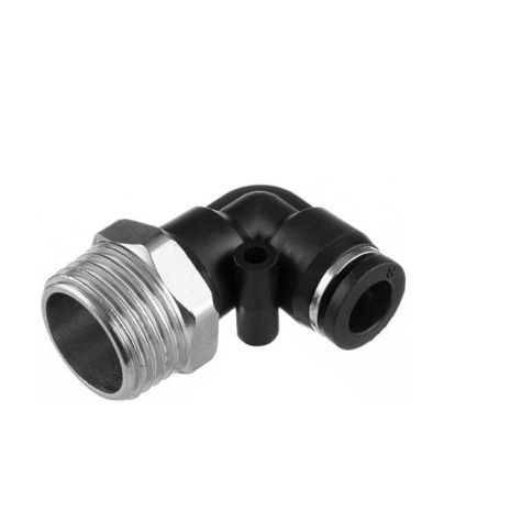 L-образное цанговое соединение для 8 мм шлангов, 1/2" наружная резьба INTERTOOL PT-2342