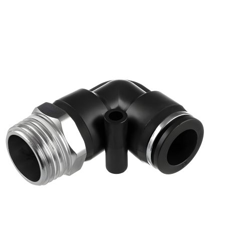 Соединение цанговое L-образное для полиуретановых и др. шлангов 12 мм, 1/2" наружная резьба INTERTOOL PT-2344