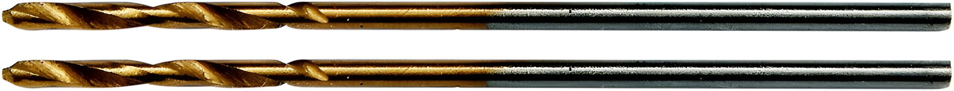 Титанові свердла по металу: HSS-TIN, Ø=1 мм, l=34/12 мм, 2 шт Yato YT-44630 Титанові свердла по металу: HSS-TIN, Ø=1 мм, l=34/12 мм, 2 шт Yato YT-44630