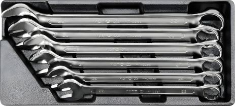 Набор комбинированных ключей в ложементе 6 пр. Yato YT-5532