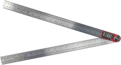 Електронний кутомір 500 мм, 0-360 °, CR2032, Yato YT-71005