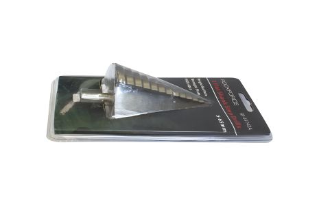 Сверло ступенчатое HSS 4241 (5-65 мм) ROCKFORCE RF-44742A Сверло ступенчатое HSS 4241 (5-65 мм) ROCKFORCE RF-44742A