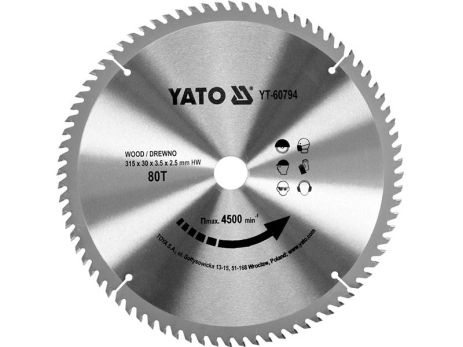 ΠΠΈΡΠΊ ΠΏΠΈΠ»ΡΠ½ΠΈΠΉ ΠΏΠΎ Π΄Π΅ΡΠ΅Π²Ρ 315Ρ
30Ρ
3.5Ρ
2.5 ΠΌΠΌ, 80 Π·ΡΠ±ΡΡΠ², RP M Π΄ΠΎ 4500 1/Ρ
Π² Yato YT-60794 ΠΠΈΡΠΊ ΠΏΠΈΠ»ΡΠ½ΠΈΠΉ ΠΏΠΎ Π΄Π΅ΡΠ΅Π²Ρ 315Ρ
30Ρ
3.5Ρ
2.5 ΠΌΠΌ, 80 Π·ΡΠ±ΡΡΠ², RP M Π΄ΠΎ 4500 1/Ρ
Π² Yato YT-60794